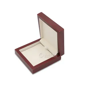 SHERO kotak perhiasan kayu desain klasik kerajinan kotak kayu tanda dinding dengan Logo kustom