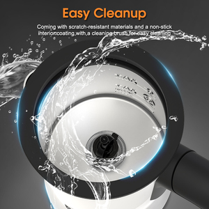 <span class=keywords><strong>Mousseur</strong></span> <span class=keywords><strong>et</strong></span> <span class=keywords><strong>chauffe</strong></span>-<span class=keywords><strong>lait</strong></span> électrique à cappuccino automatique 4 en 1 de grande capacité - Product Image 6