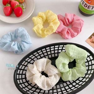 Scrunchies en gaze multicolores, élastiques pour cheveux, accessoires capillaires en tissu pour usage quotidien, collection Printemps 2024 - Product Image 4