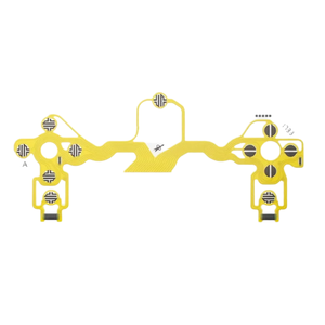 <b>Controller</b> Conductive Film Replacement for 4th Generation Gamepad Yellow Button Flex Professional Quality Fast Shipping In Stock - Product Image 2