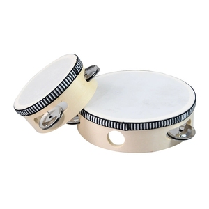 Wholesale Hand Cranked Tambourine Orff Musical Instrument Children's Small Hand <b>Drum</b> - Product Image 3