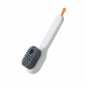 Cepillo Profesional Multifuncional de Plástico para Limpiar Zapatos con Dispensador de Líquido, Cerdas Suaves, Portátil, para Lavandería Doméstica - Product Image 6