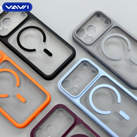 VAWI B493 Casing Ponsel Magnetik PC Trendy Glossy Grosir untuk iPhone 18 17 Pro Max Anti Benturan Transparan Pelindung Fundas Movil
