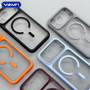 Custodia Magnetica Trasparente VAWI B493 Trendy Lucida in PC Antiurto per <span class=keywords><strong>iPhone</strong></span> 18 17 Pro Max - Ingrosso - Product Image 6
