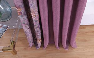 Rifornimento della fabbrica <span class=keywords><strong>naturale</strong></span> di <span class=keywords><strong>lino</strong></span> vernice stampata dimout nuovo stile tenda di design - Product Image 5