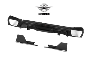 Diffusore posteriore in fibra di carbonio a secco <span class=keywords><strong>X5</strong></span> <span class=keywords><strong>G05</strong></span> stile quadrato lucido in carbonio per paraurti posteriore <span class=keywords><strong>BMW</strong></span> <span class=keywords><strong>X5</strong></span> <span class=keywords><strong>G05</strong></span> 2020 + - Product Image 4