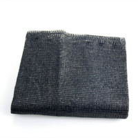 90% 95% filet d'ombrage noir pour escargot élevage Wrap tricoté serre pare-soleil tissu