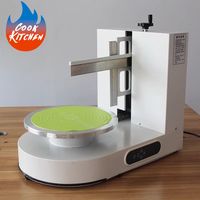 Machine à glaçage automatique électrique commerciale pour gâteaux, en acier inoxydable, avec écran tactile et contrôle numérique, pour boulangerie