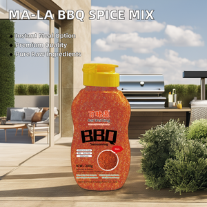 Vente directe d'usine Poudre BBQ épicée Ma-La Mélange d'épices Assaisonnement Bouteille de 280g Qualité supérieure Poulet frit Brochettes <span class=keywords><strong>Viande</strong></span> grillée Crue - Product Image 3