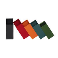 Boîtes en carton imprimées personnalisées avec fenêtre en PVC, emballage pliable pour sous-vêtements, chaussettes et petits cadeaux