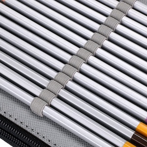 Canvas 72 Slots <strong>Handy</strong> Pencil <strong>Holders</strong> for Watercolor Pencils Ultra-large Capacity Zipper Pencil Case - Product Image 5