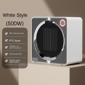 Household Portable Ceramic PTC Electric <strong>Heater</strong> 500W Overheat Protection Tip-Over Protection Small Size Manual Control Room - Product Image 4
