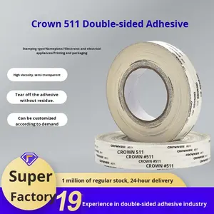 Nastro biadesivo Crown Crown 511 resistente alle alte temperature, senza tracce, forte adesione, adesivo acrilico per lucidatura stampi - Product Image 2