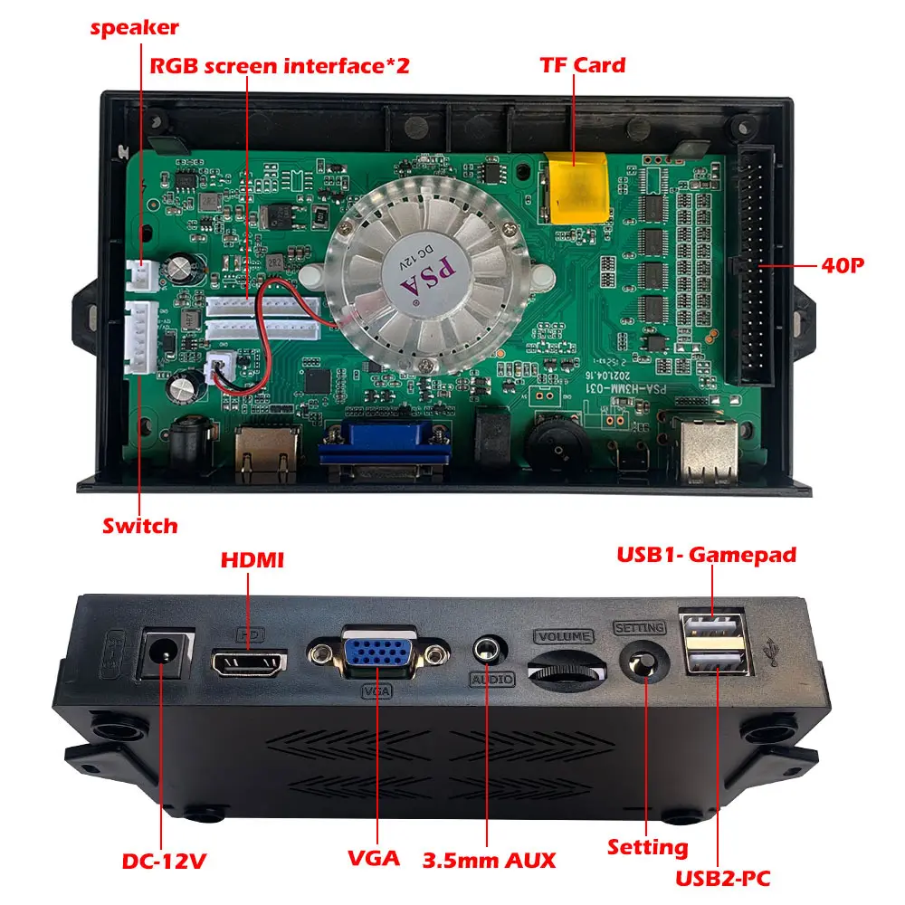 Pandora oyun tahtası 3D wifi SAGA 5200 IN 1 oyun pcb kartı aile sürümü retro oyunları diy arcade kiti