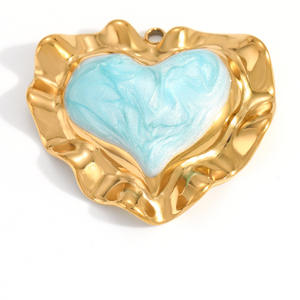 Stainless Steel Jewelry Accessories Mixed Shapes Heart Cross Bear Pendant For Necklace Making DIY Components PJ93684 - Product Image 3