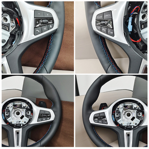 พวงมาลัยรถยนต์หุ้มหนังแท้แบบกำหนดเอง SENCH สำหรับ <span class=keywords><strong>BMW</strong></span> <span class=keywords><strong>G10</strong></span> G20 G30 - Product Image 6