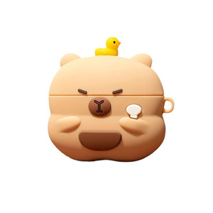 3D หูฟังซิลิโคนนิ่มลายการ์ตูนน่ารักสำหรับ airpod 3สำหรับ airpod 1 2 <span class=keywords><strong>Pro</strong></span> 2สำหรับ <span class=keywords><strong>airpods</strong></span> 4 - Product Image 1