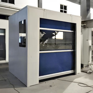 Porte pliante rapide pour salle blanche industrielle Porte en PVC à grande vitesse enroulable automatique - Product Image 6