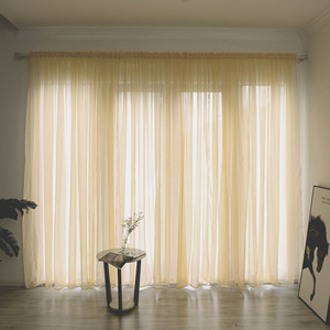 2024 nuovi prodotti 15 colori decorazione della finestra <span class=keywords><strong>tende</strong></span> <span class=keywords><strong>trasparenti</strong></span> in Voile verde - Product Image 5