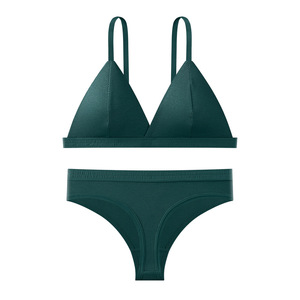 Áo ngực tam giác kiểu Pháp dành cho nữ, kiểu dáng đẹp lưng trần, sản xuất xuyên biên giới, đồ lót nữ thoải mái, dây mỏng, không gọng thép - Product Image 5