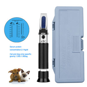 Hand held refractometer clínica LED Cães e Gatos de Estimação veterinários 2-14g/dl refractometer - Product Image 5