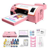 Imprimante DTF A3/A4 avec livraison gratuite : Machine de transfert thermique pour petites entreprises, pour t-shirts, modèle de bureau facile à utiliser