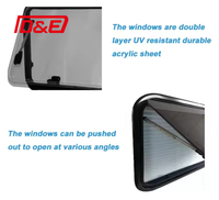 500*300mm double-couche UV-résistant ABS vie privée-preuve extrapolation approprié pour camping motohome RV windows