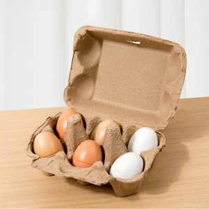 Bébé En Bois Simulation <span class=keywords><strong>Oeuf</strong></span> Canard <span class=keywords><strong>Oeuf</strong></span> Groupe 6 Oeufs En Boîte Enfants Jouant Maison Jouets Cognitifs - Product Image 4