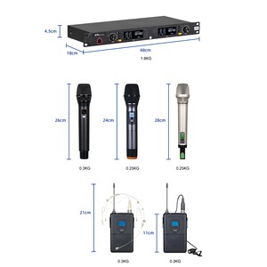 Système de conférence <span class=keywords><strong>sans</strong></span> <span class=keywords><strong>fil</strong></span> infrarouge micropohone de bureau professionnel à deux canaux - Product Image 3