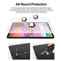 Protecteur d'écran en verre trempé Paperfeel compatible avec l'iPad Pro 11 Air 5th/4th Draw comme papier avec surface mate EZ Kit