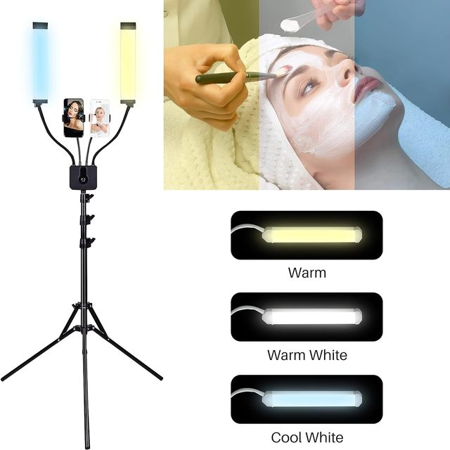 Remote Control Rechargeable Floor Lamp Led Microblading Lash Light for Makeup Tattoo Artists Beauty Salon