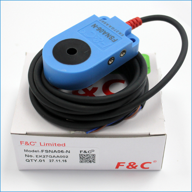 12V-24V Long Distance 600HZ Ring Proximity Sensor 2M Soft Wire Detection Optical Position Sensors for Automation Equipment