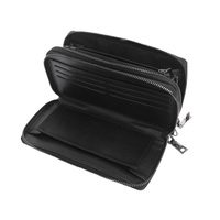 Dompet Pria Kulit Asli Portabel Laris Manis, Tas Selempang, Tas Sidik Jari, Tas Tangan untuk Pria