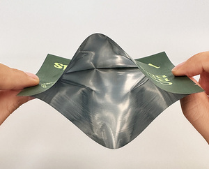 Impresión personalizada a prueba de olores papel de aluminio plano plástico para alimentos en polvo 3 sello lateral bolsas de embalaje - Product Image 6