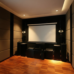 Qinsound High End Fabric Acoustic <strong>Panels</strong> <strong>Upholstered</strong> <strong>Wall</strong> <strong>Panels</strong> for Home Theater Interior Design - Product Image 1