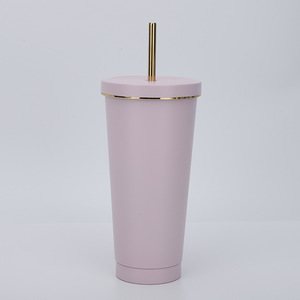 Gobelet à café et à eau en acier inoxydable à double paroi isolé sous vide, couleur bonbon, portable, vente en gros - Product Image 4