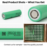 Batterie lithium-ion rechargeable de qualité supérieure 21700 50S 5000mAh, cellule à décharge élevée 45A pour vélo électrique et module de batterie de véhicule électrique
