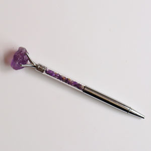 Penne di cristallo all'ingrosso penne di scrittura di roccia di bling di pietra di cristallo con cristalli - Product Image 6