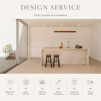 Meubles de cuisine modernes de luxe minimalistes couleur crème, solution de mobilier sur mesure pour toute la maison, pour projets résidentiels