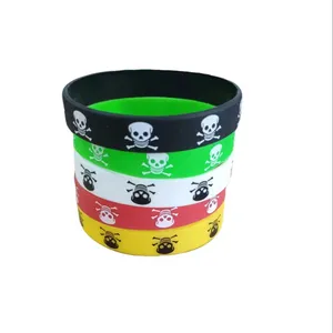 2024 Newest Funny Custom Event Imprinted Rubber hot Sale Silicone Wristband For Promotion Bracelets Promotion Gifts