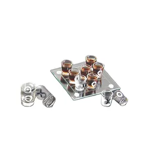 LANDER-MAN Drinking Tic Tac Toe With Shot Glass Chess Set Drinking Games