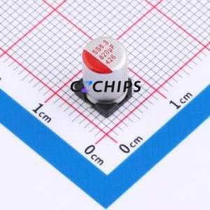 Condensador Sólido JBLM2821M6R3C092RTM SMD, D6.3xL9.2mm (Capacitancia: 820uF) (Precisión: 20%) (Voltaje Nominal: 6.3V) - Product Image 1