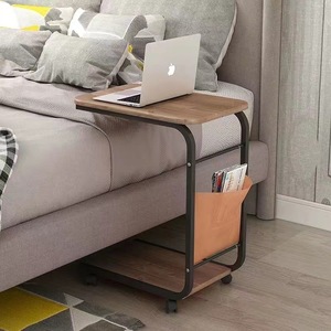 <span class=keywords><strong>Tavolino</strong></span> da Caffè Moderno Minimalista <span class=keywords><strong>con</strong></span> Piano in <span class=keywords><strong>Legno</strong></span> Massello e Struttura in Metallo, Lusso Leggero per Soggiorno, Balcone, Camera da Letto - Product Image 1