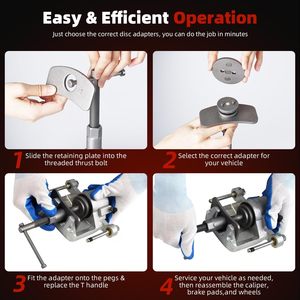 Bộ Dụng cụ kẹp phanh và ĐĨA PHANH tự động ysgj Bộ dụng cụ Pít tông kẹp phanh 22 chiếc - Product Image 2