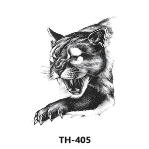 Autocollants de tatouage animaux totemiques premium 210x148mm, manchon de tatouage animal pour hommes - Product Image 3