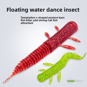 King Lure Hameçon de pêche spécial en acier inoxydable pour leurres souples à queue flottante et filetage inversé, pour achigan et poisson mandarin - Product Image 1