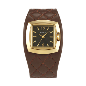 Reloj de Pulsera de Cuero con Diseño a Cuadros Estilo Británico, Reloj de Cuarzo de Moda de Lujo Ligero de Alta Gama - Product Image 3