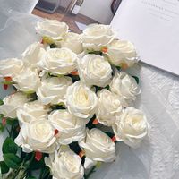 Z-059 künstliche Blume Braut strauß Crushed Ice Blue Red Rose Hochzeits dekoration mit Blumen Home Decoration