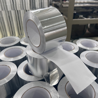 Ruban adhésif en aluminium industriel pour conduits d'air, 72 mm x 50 m, imperméable et résistant à la chaleur, pour système de tuyauterie CVC