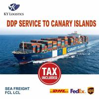 Agent d'expédition et transitaire expert pour les services logistiques des îles Canaries, service express Chine-Canary par air et mer, porte-à-porte, le meilleur